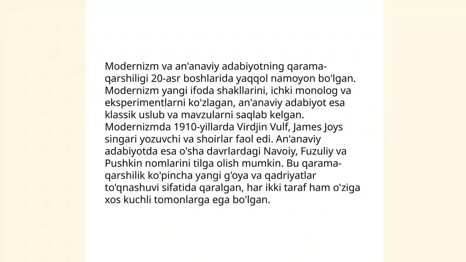 XX asr Amerika adabiyotida modernistik oqimlar 4