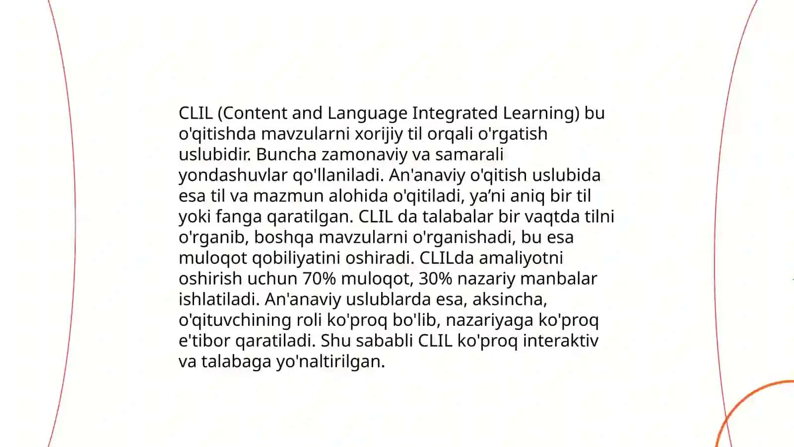 Muammoli darslarni CLIL yondashuvi asosida tashkil etish 4