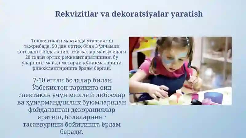Sahnalashtirish faoliyati vositasida bolalarda ijodiy qobiliyatlarni rivojlantirish 4