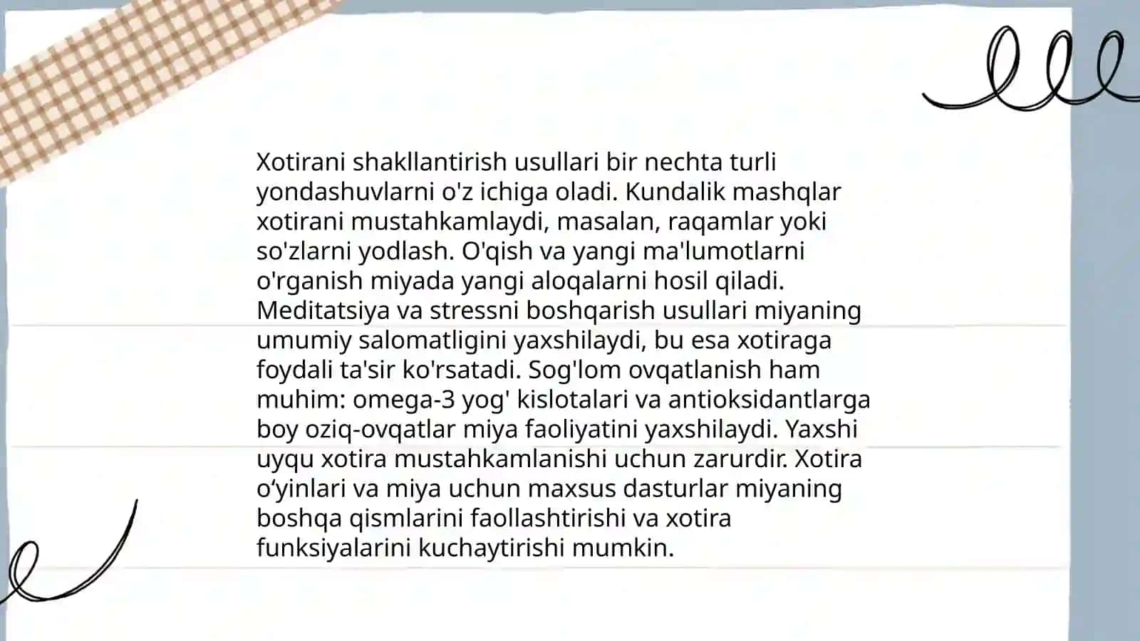 Xulosa va hukm Aktiv va passiv xayol, xayol turlari 4