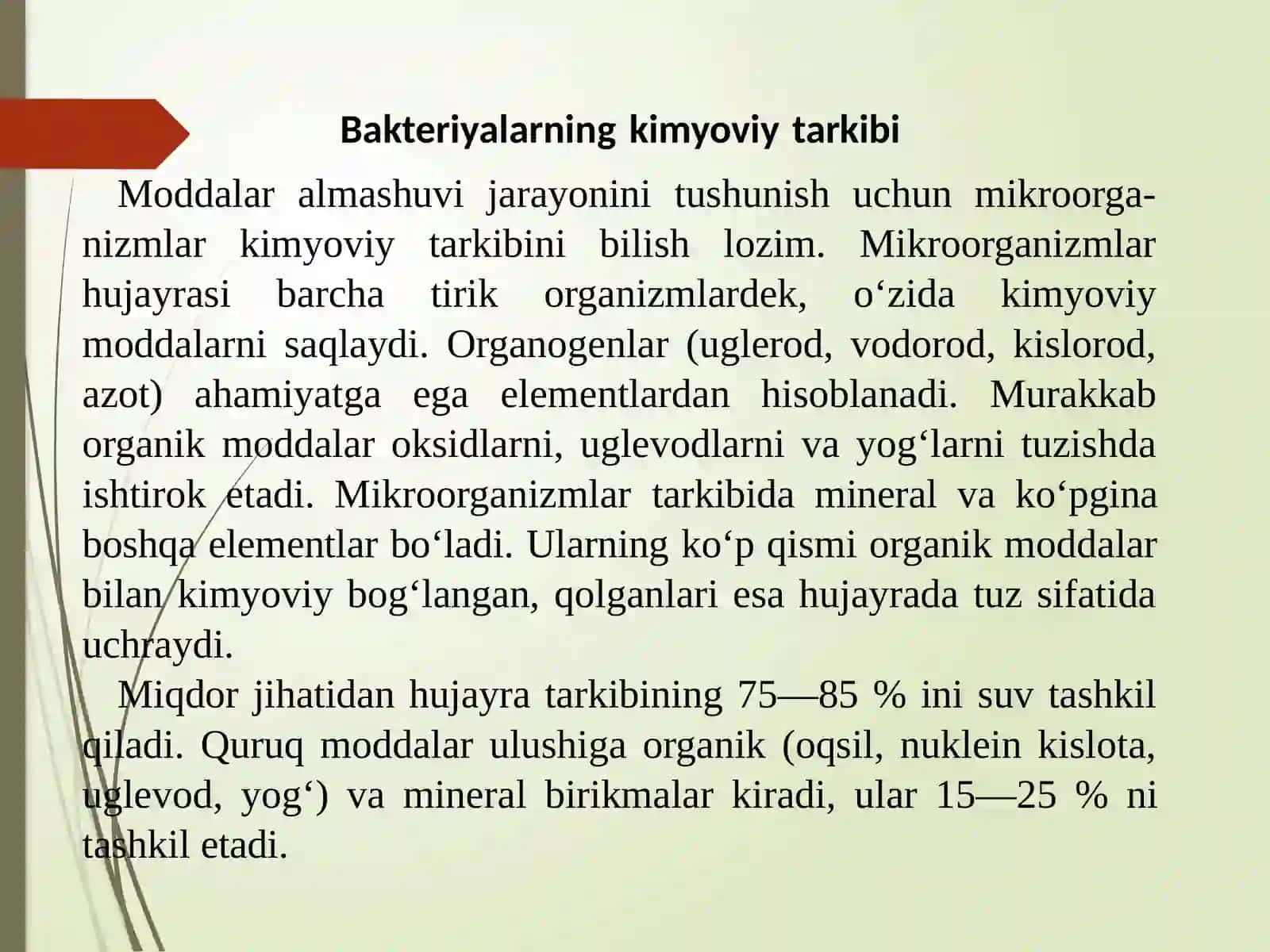 Mikroorganizmlar fiziologiyasi 4