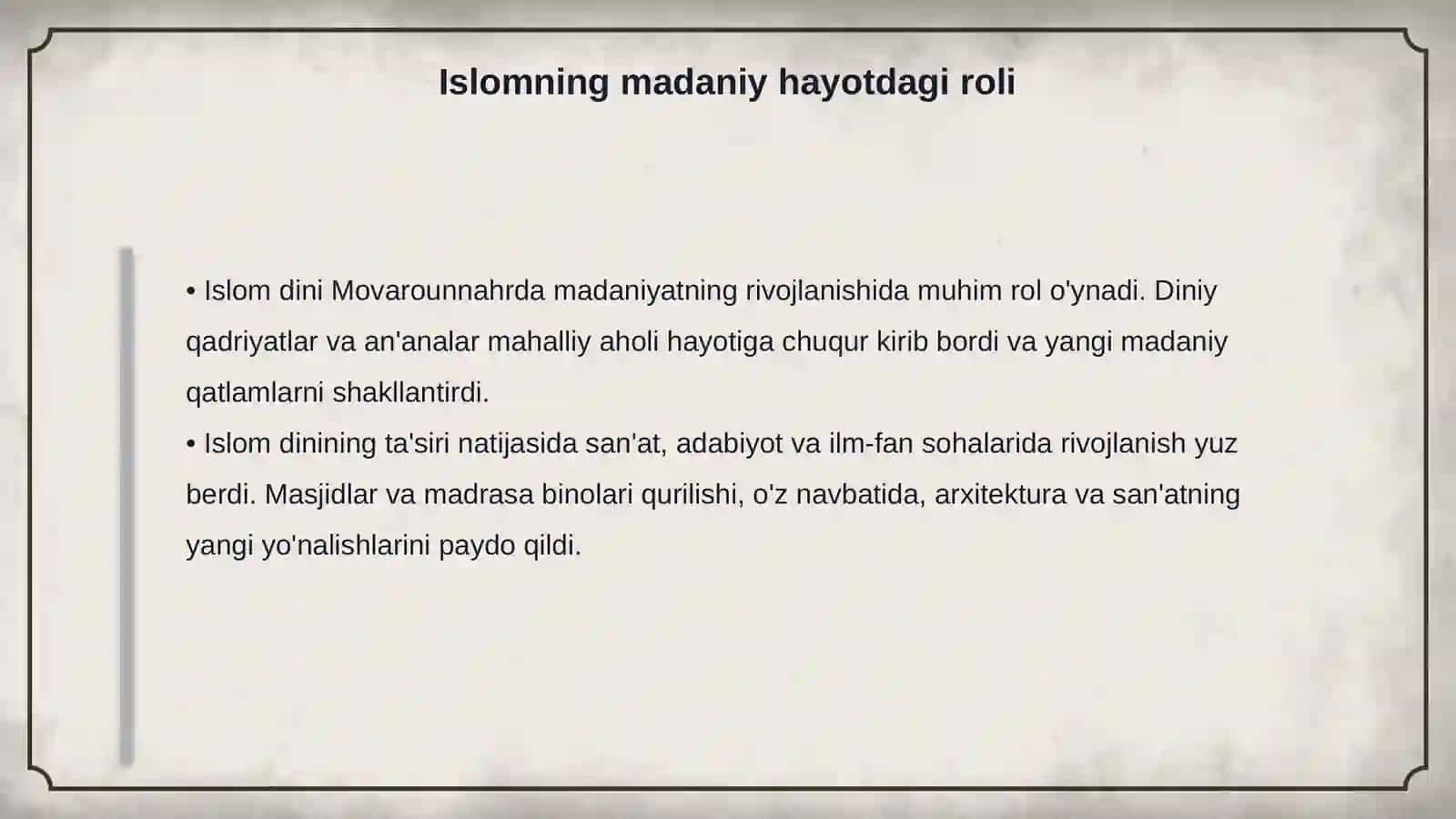 Islom dinining targalishi va madrasa ta 'limi shakllanishi 4
