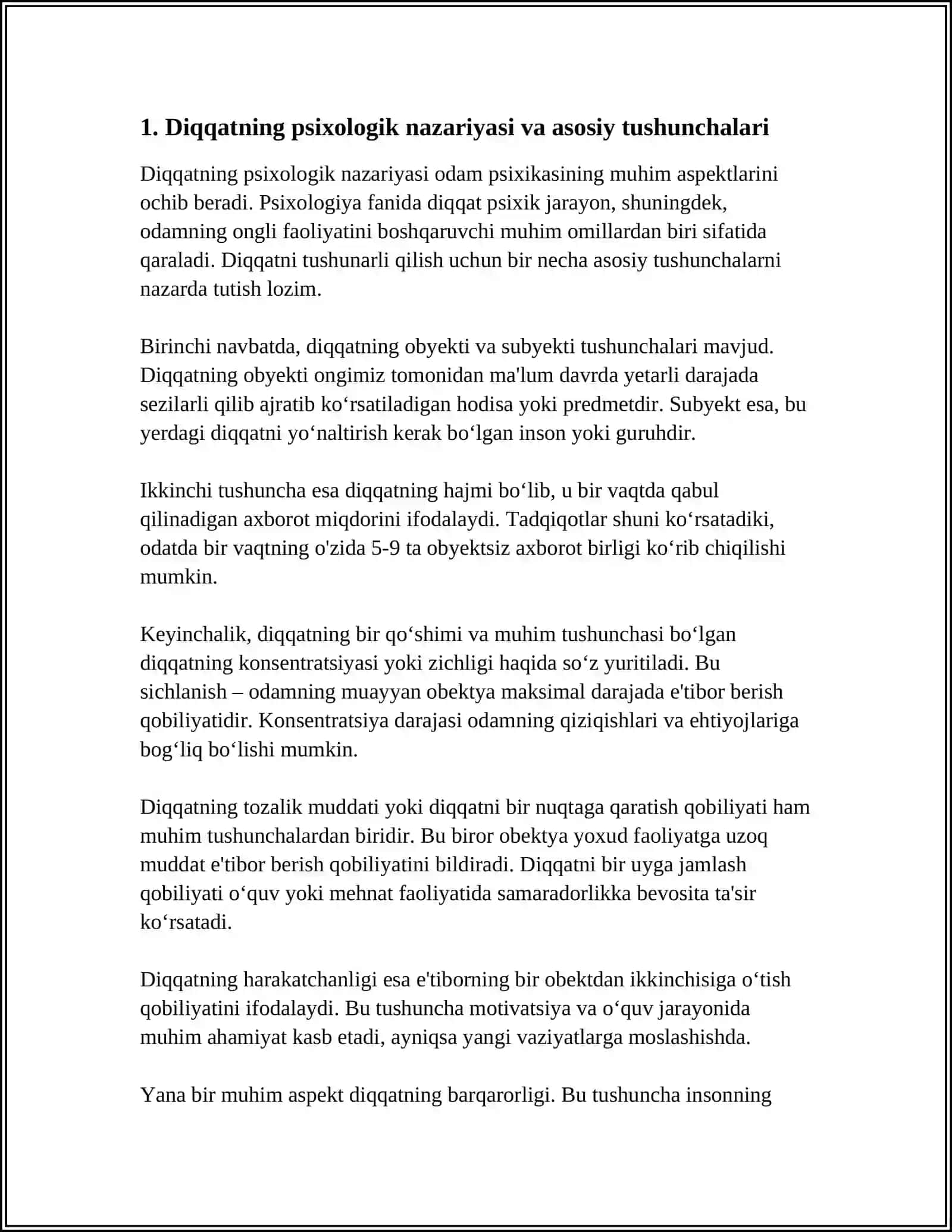 MIRZO ULUGBEK NOMIDAGI MILLIY UNIWERSTETI BIOLOGIYA VA EKOLOGIYA FAKÜLTEYI MUSTAQIL ISH 4