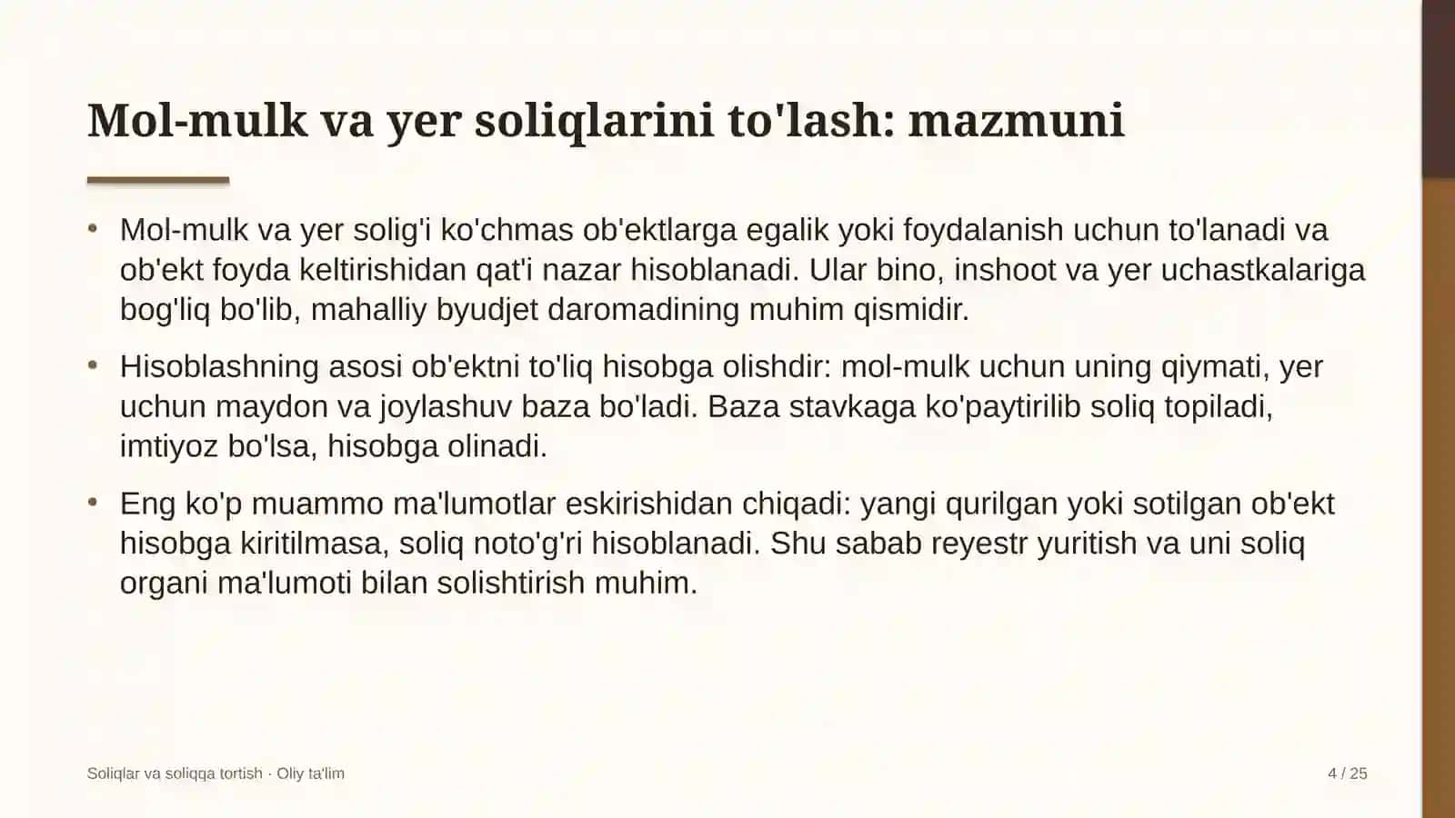 sport federatsiyalarida mol mulk va yer soliqlarini to'lash 8036 4