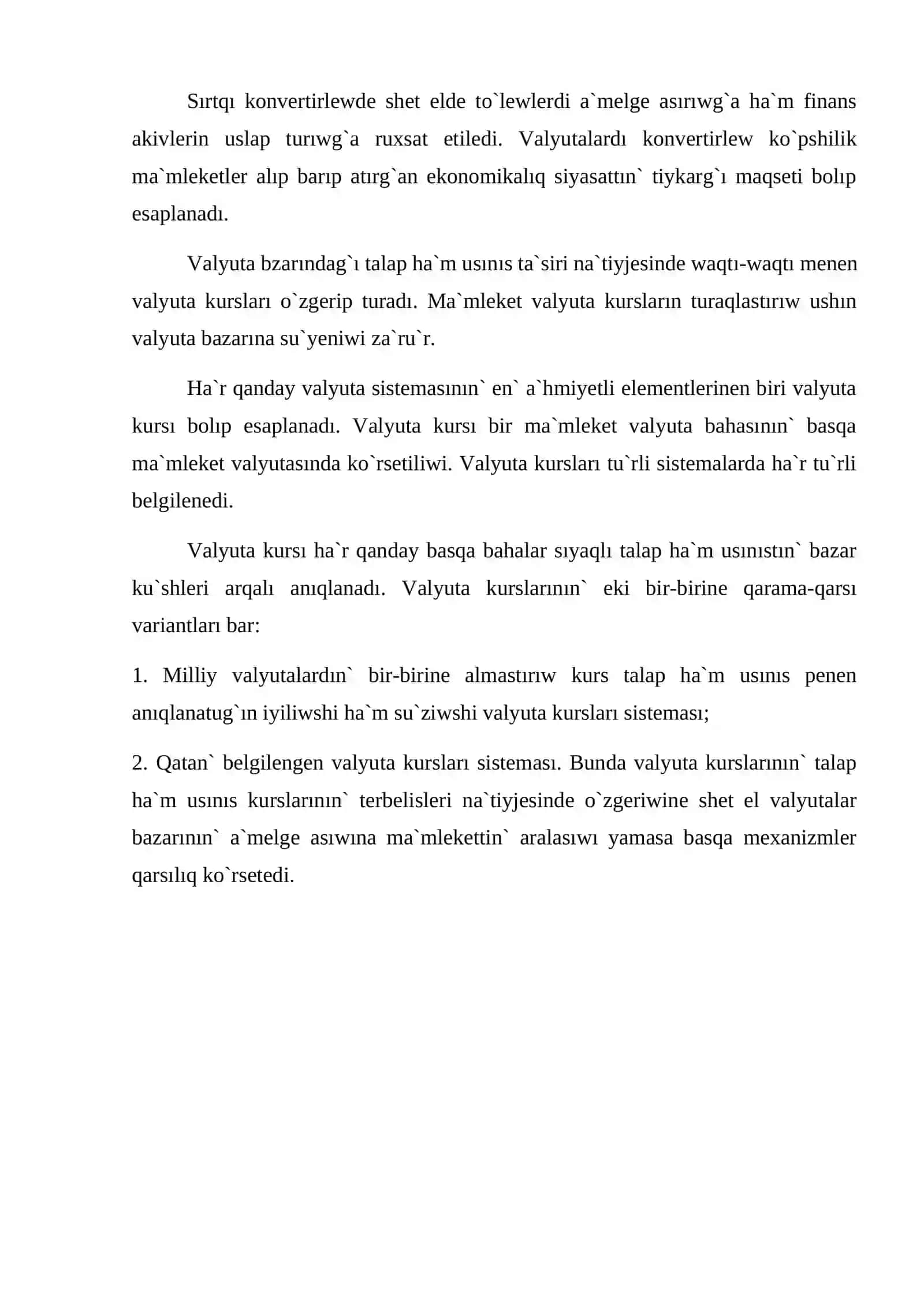 Makroekonomikaliq siyasattin’ real valyuta kursina ta’siri 4