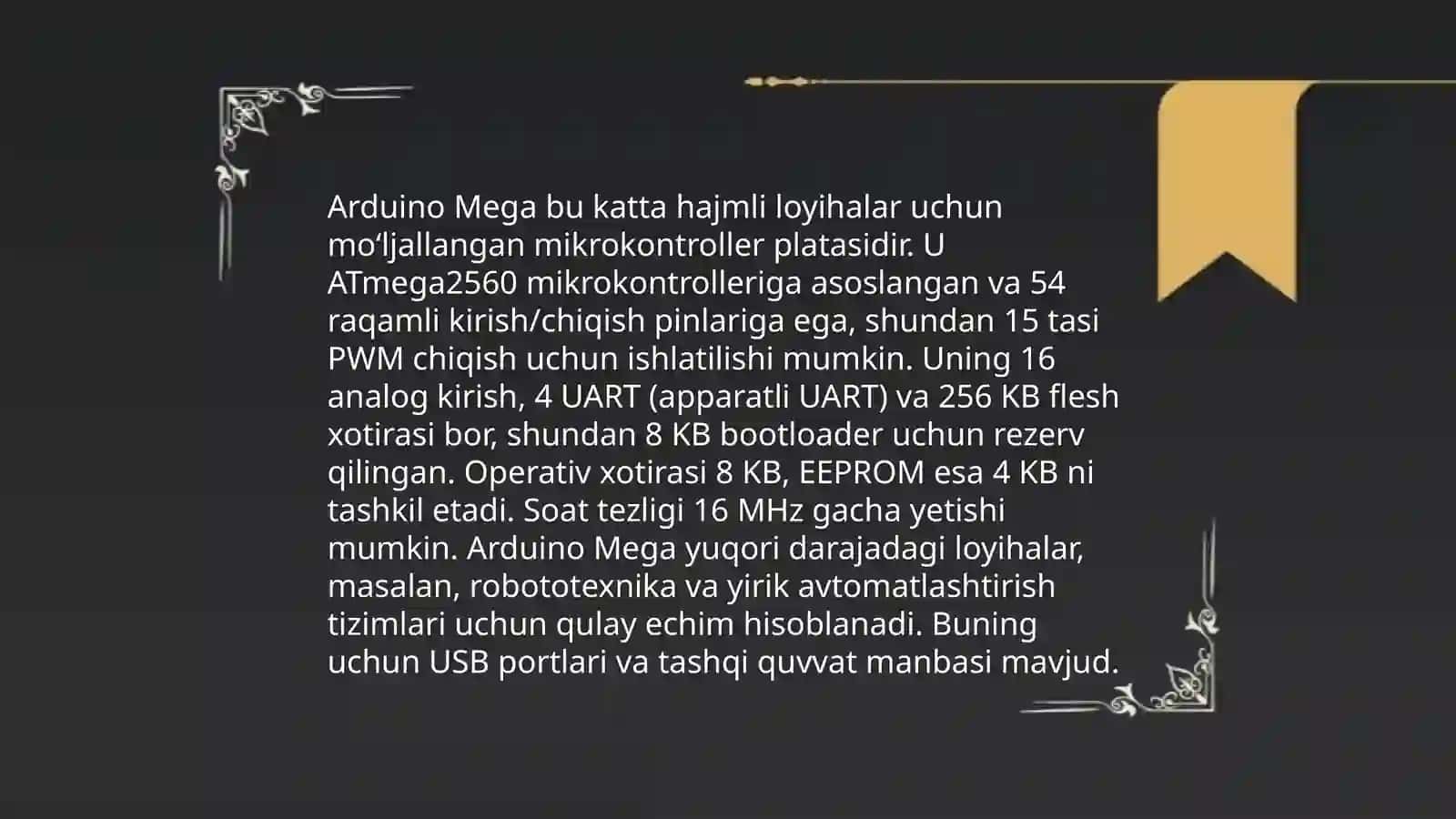 Arduino Mega mikrokontrolleri 4