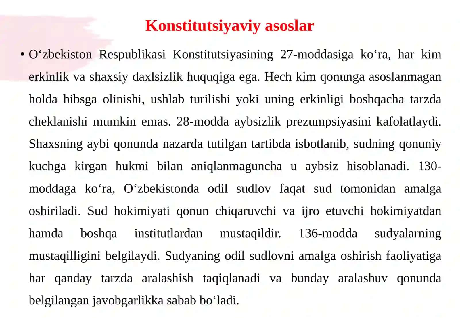 Odil sudlovga qarshi jinoyatlar 4