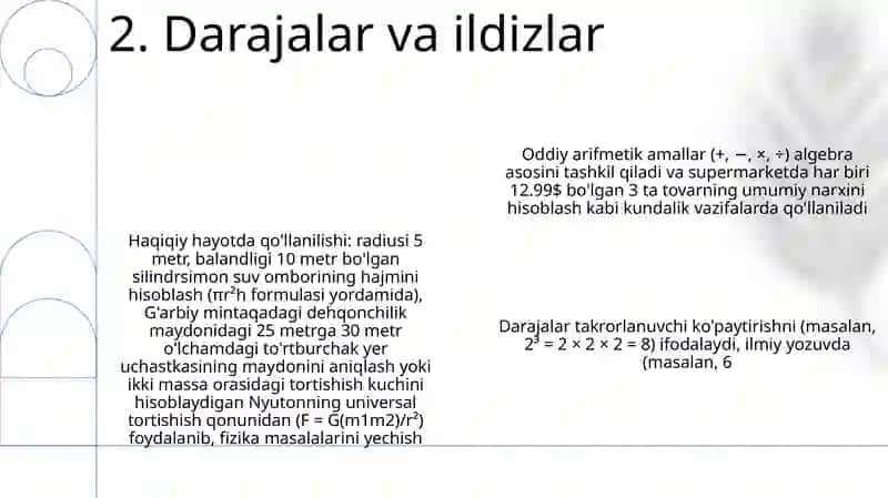 Arifmetik amallar 4