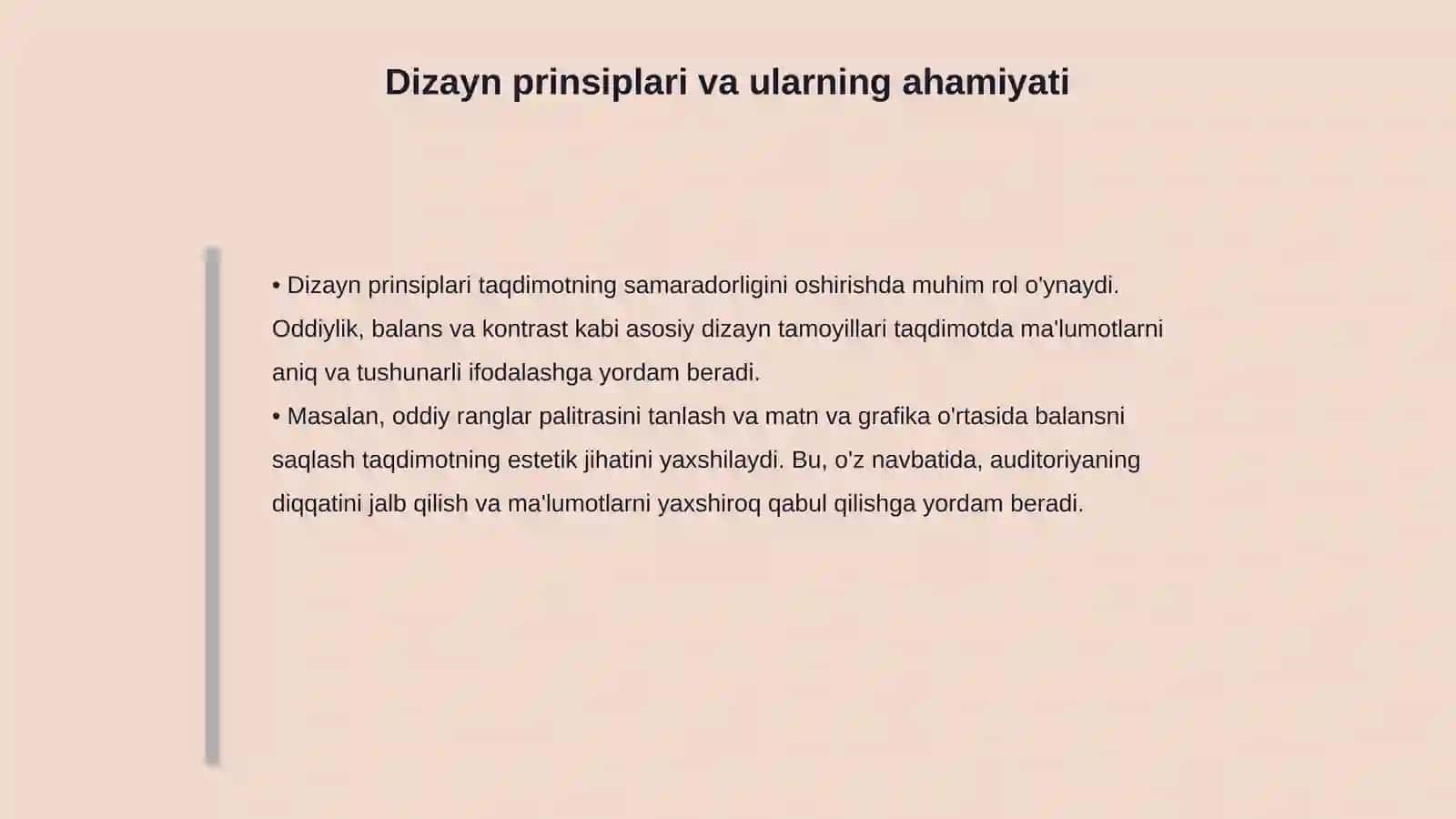 MS PowerPoint da vizual taqdimotlar yaratish texnologiyasi 4
