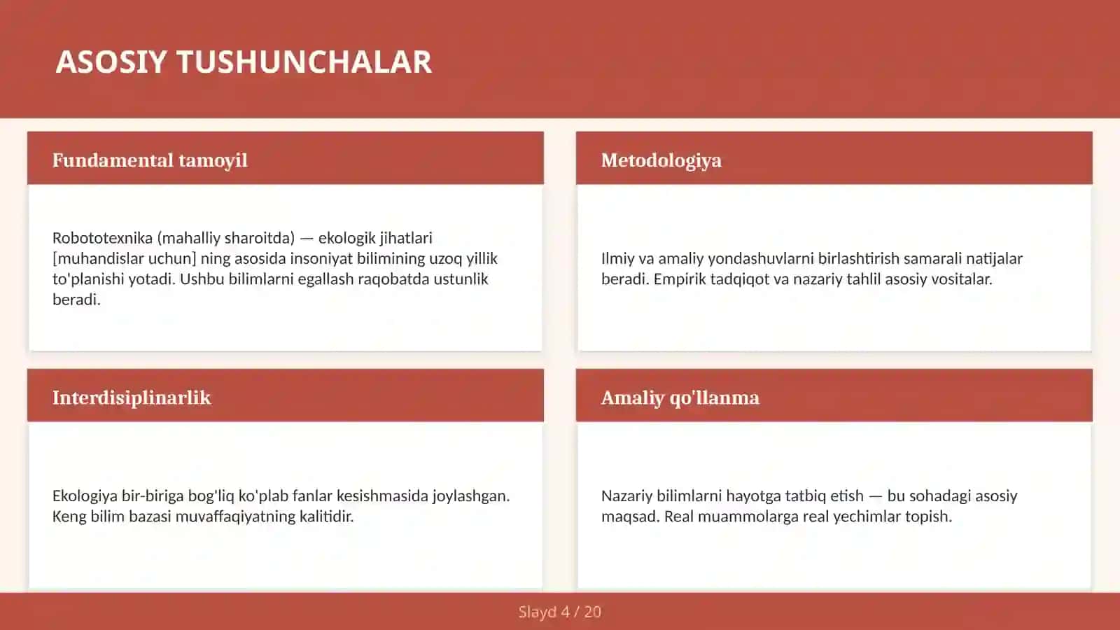 Robototexnika (mahalliy sharoitda) — ekologik jihatlari [muhandislar uchun] 4