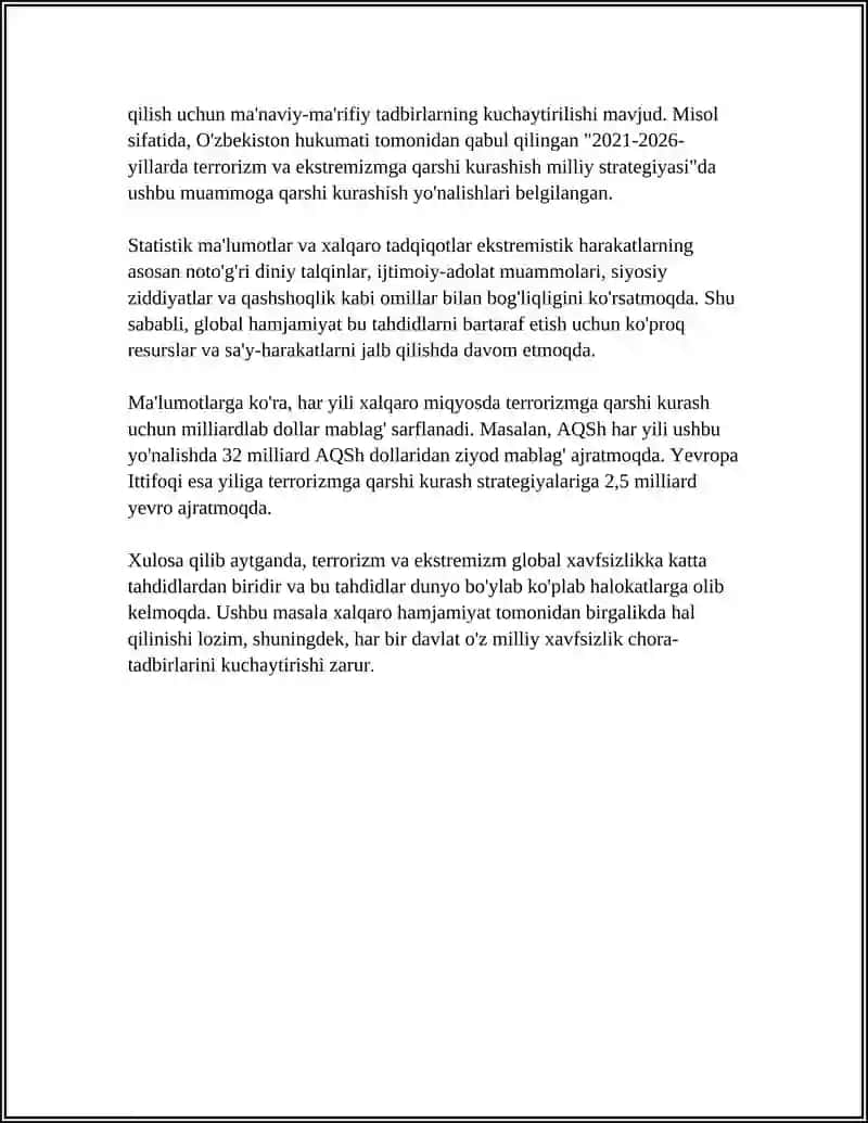 TINCHLIK VA XAVFSIZLIKGA QARSHI JINOYATLAR 4