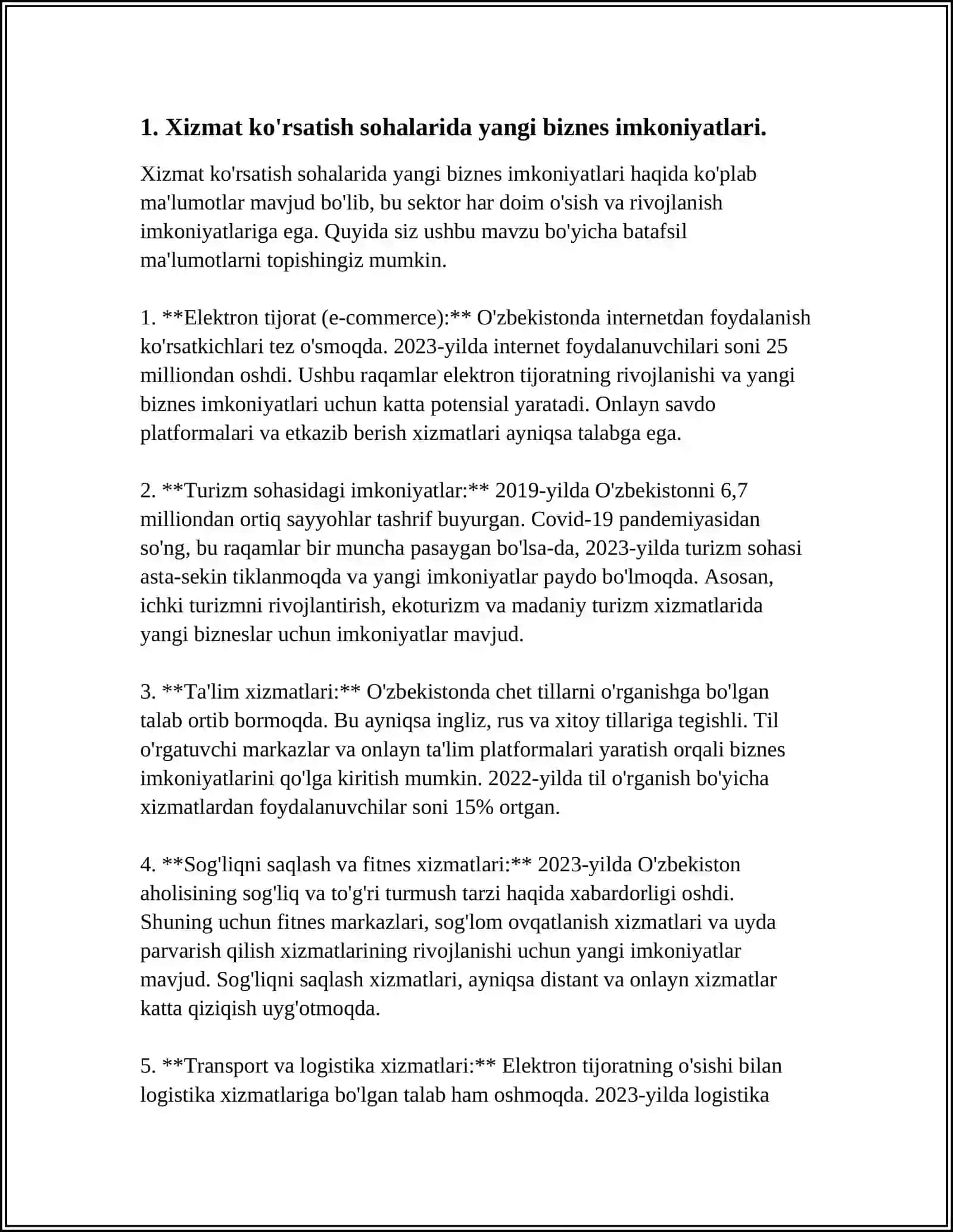 QORAQALPOQSTON RESPUBLIKASINDA XIZMAT KORSATISH SOHALARINDA ISHBILARMONLIKNI RIVOJLANTIRISH 4