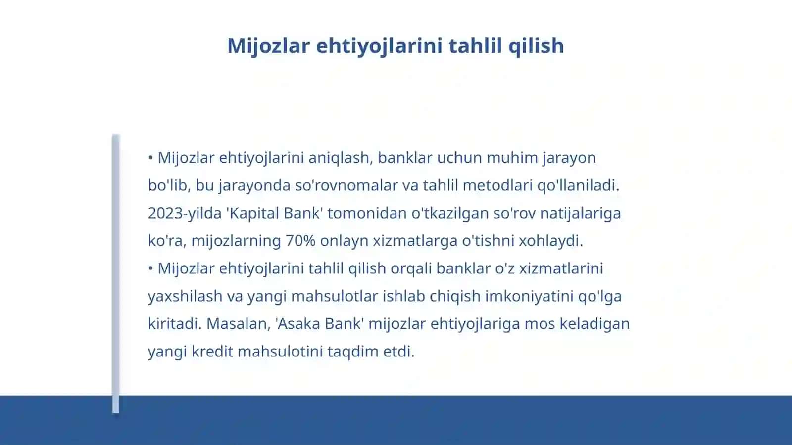 Tijorat banklari faoliyatini marketing strategiyasi orqali boshqarish 4