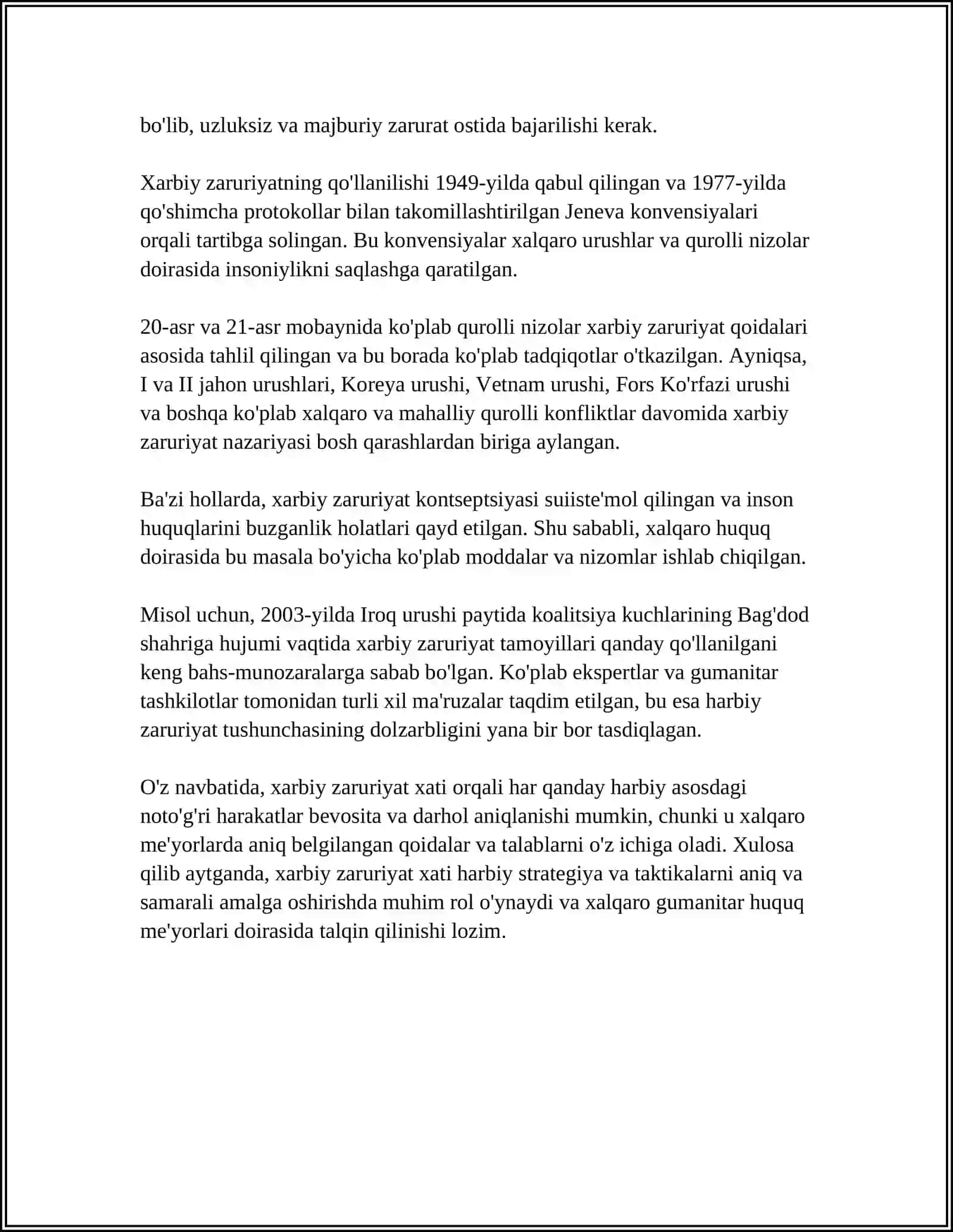 XARBIY ZARURIYAT XATI XARAKATI VA ULARNI JANGDA QULLASH 4