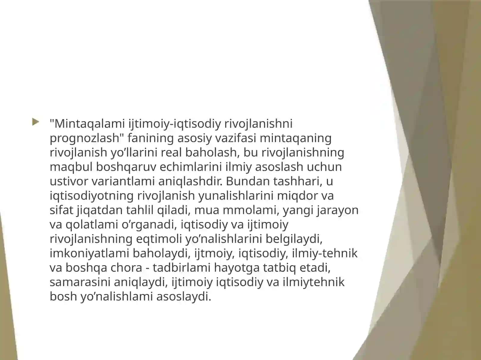 Mintaqada demografik o’sish va aholi bandligini prognozlashtirish asoslari 4