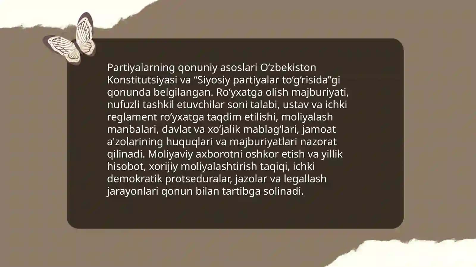 Siyosiy partiyalar, Jamoat tashkilotlari va ommaviy axborot vositalarining rivojlanishi 4
