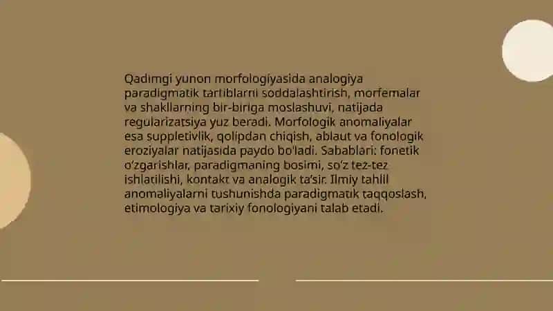 Qadimgi yunon tilshunosligida analogiya va anomaliya masalalari 4