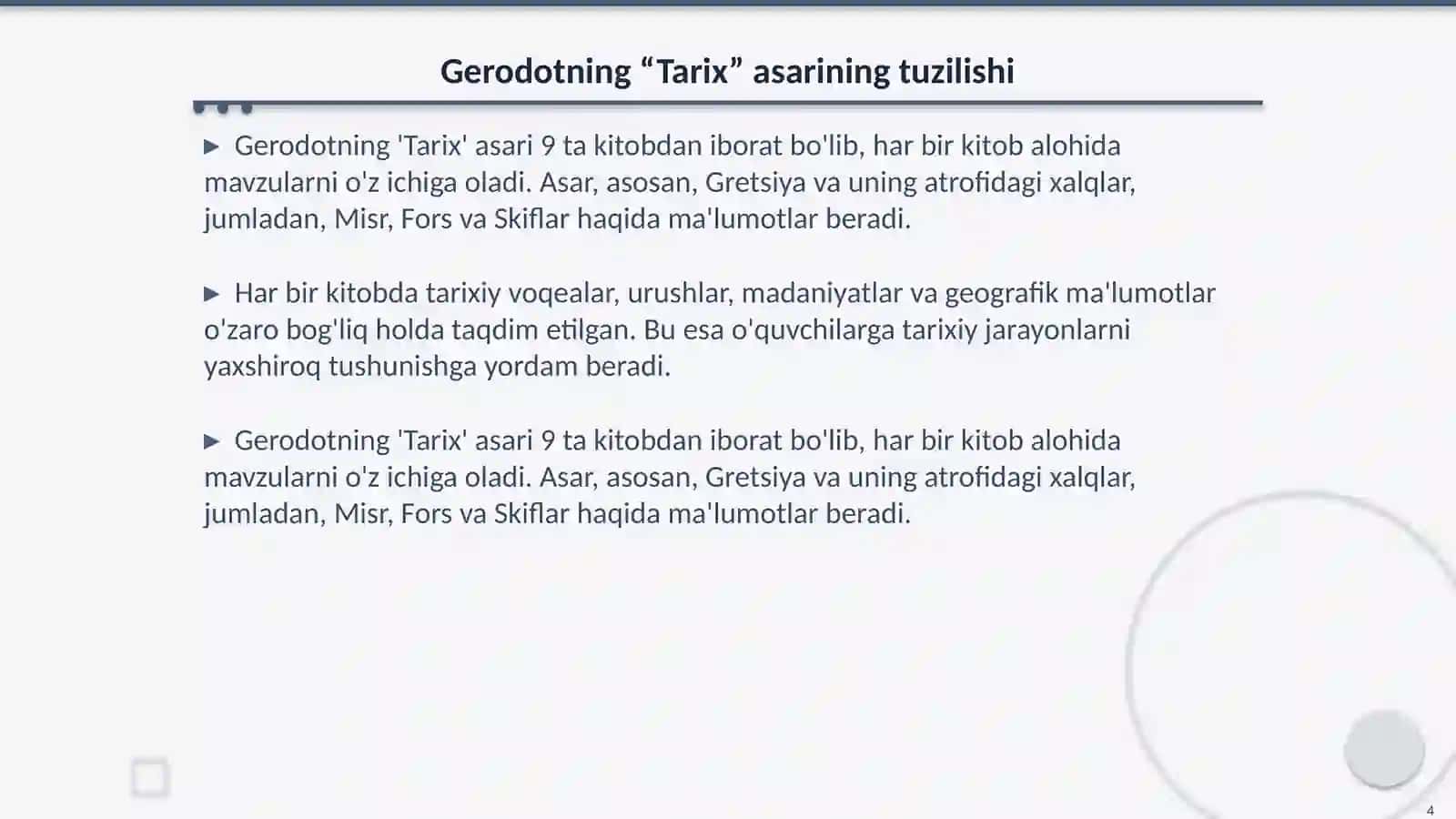 Gerodotning Tarix asari 4