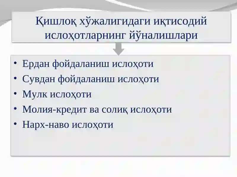 Қишлоқ хўжалиги иқтисодиёти 4