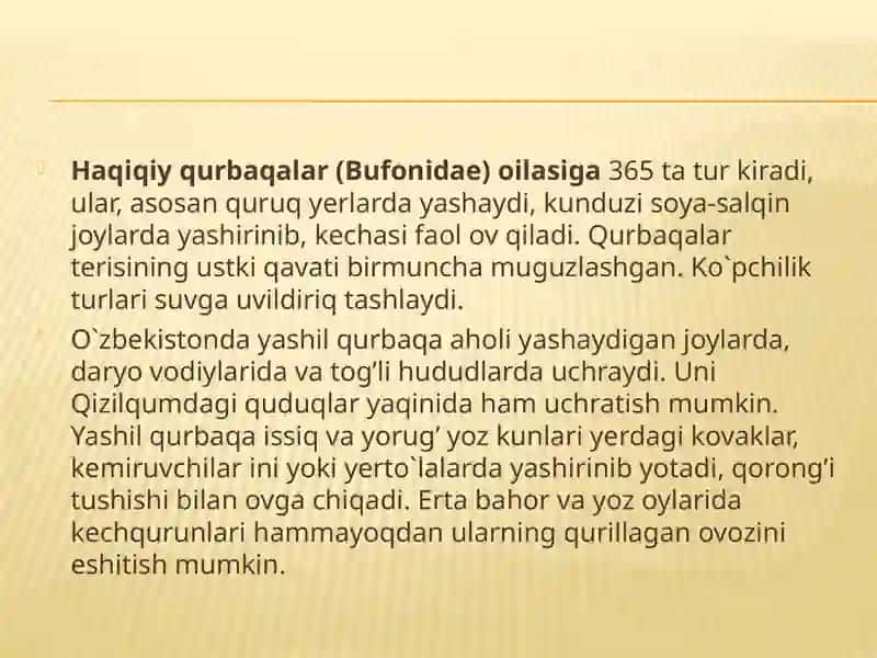 Amibiyalarning O`zbekistonda yashovchiturlari 4