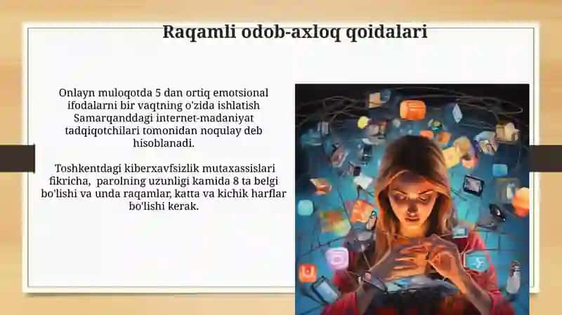 Raqamli gigiena va odobi 4