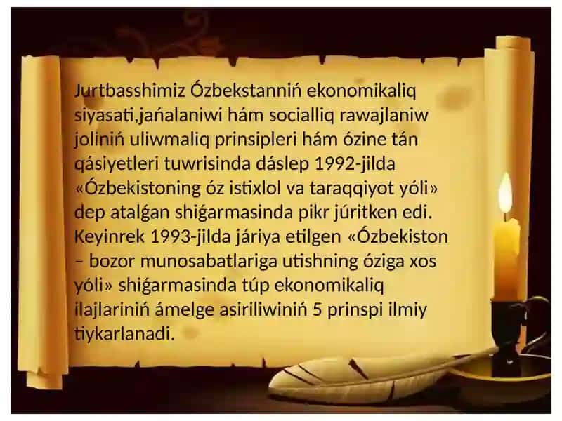 Ekonomikaliq reformalar qaraqalpaqsha 4