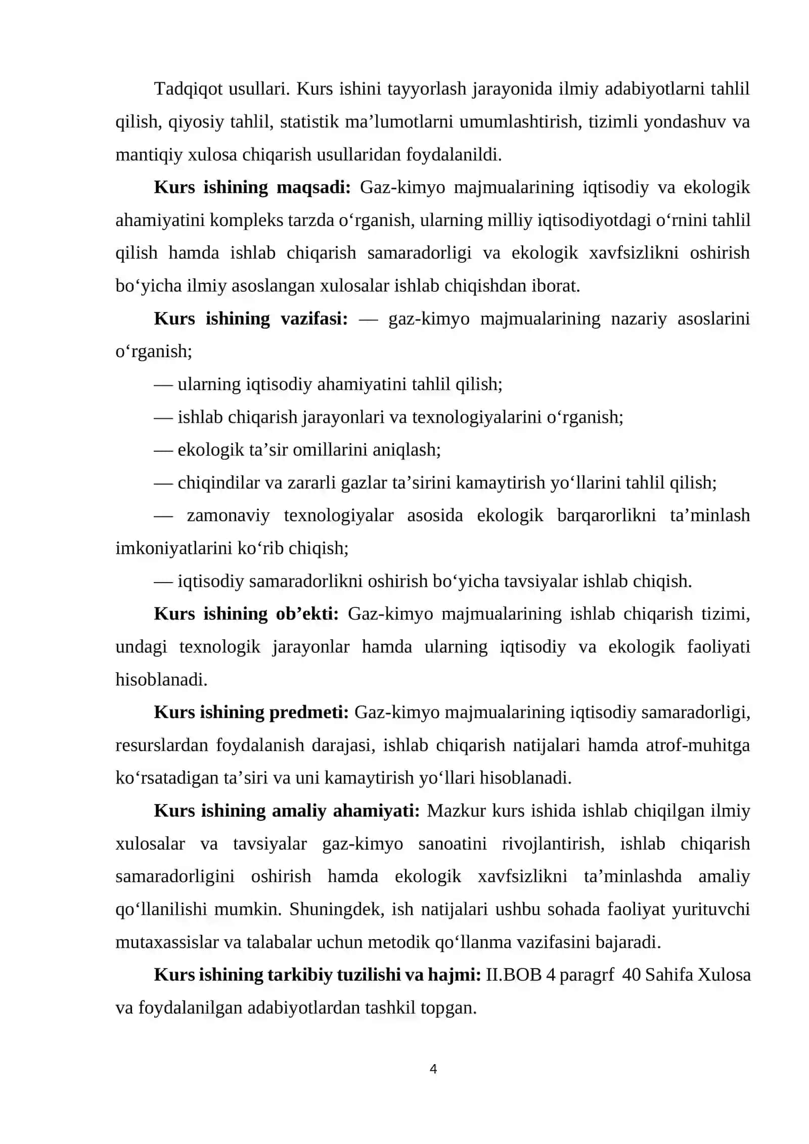GAZ-KIMYO MAJMUALARINING IQTISODIY VA EKOLOGIK AHAMIYATI 4