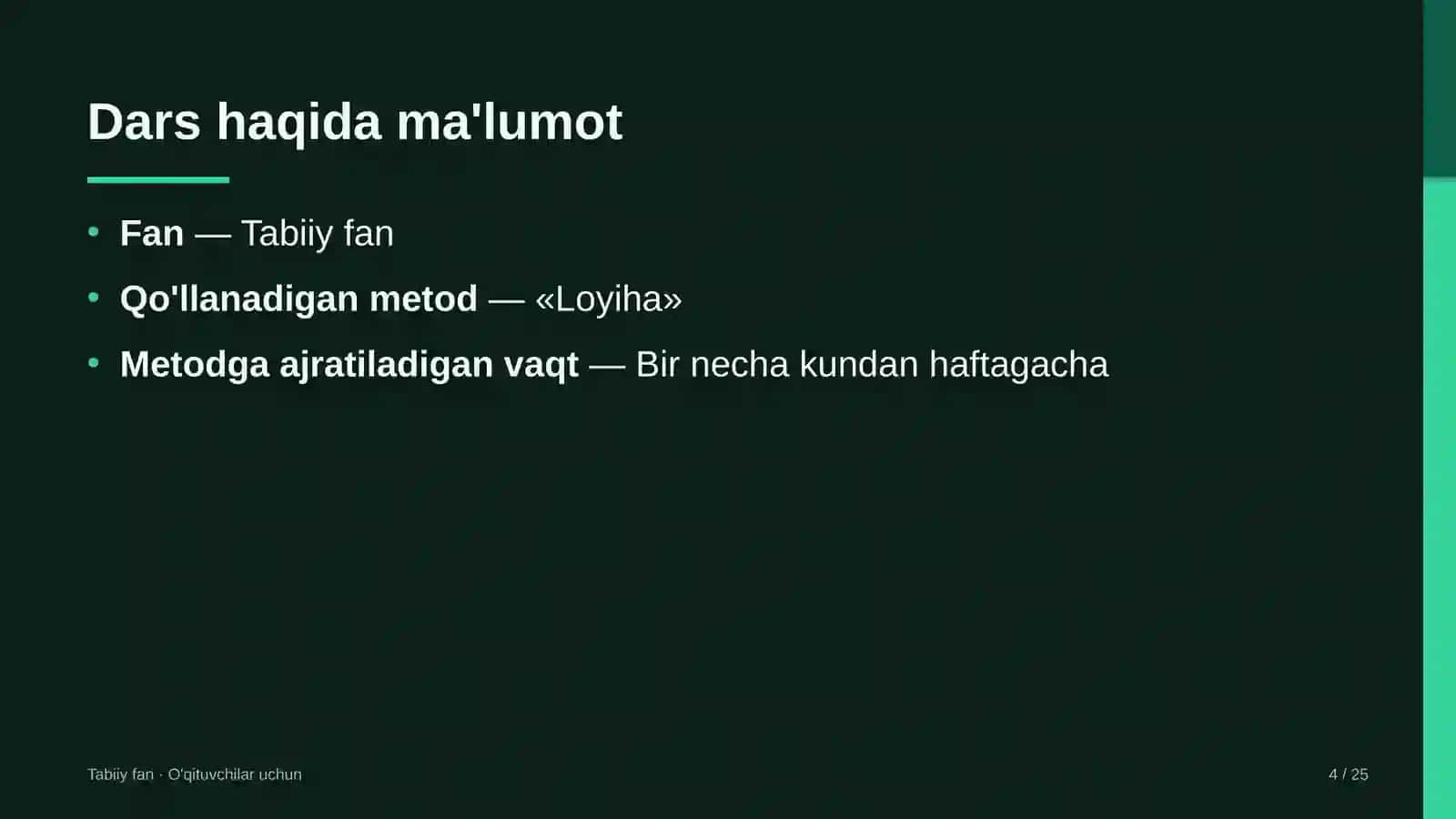 tabiiy fan darslarida loyiha metodidan foydalanish 5326 4