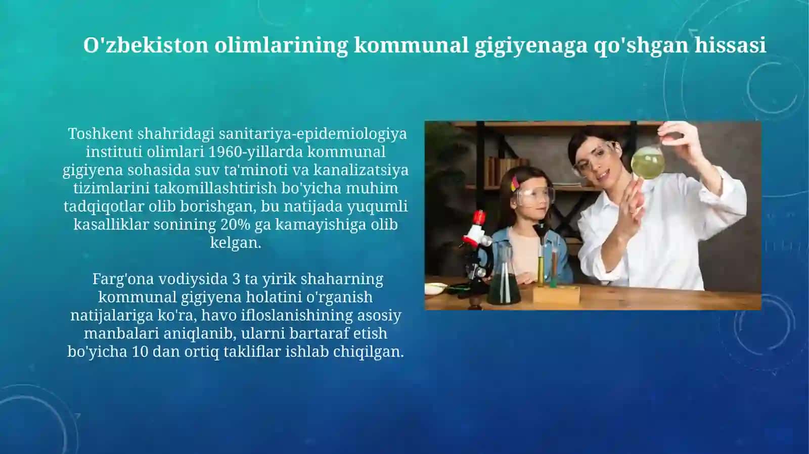 Kommunal gigiyena modulini rivojlanishidagi vatandosh olimlarning hissalarini o'rganish 4