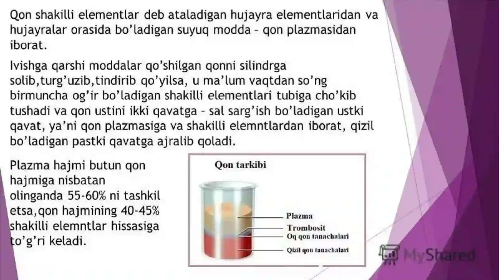 QON VA UNING FIZIOLOGIYASI (KASALLIKLAR,ULARNI DAVOLASH) 4