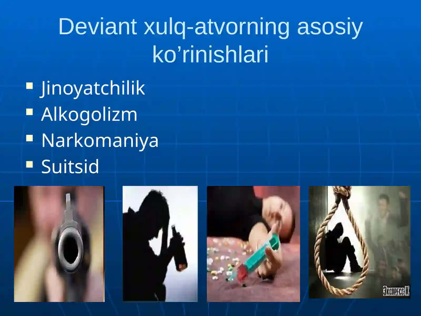 Ijtimoiy deviantlik va uning turlari 4