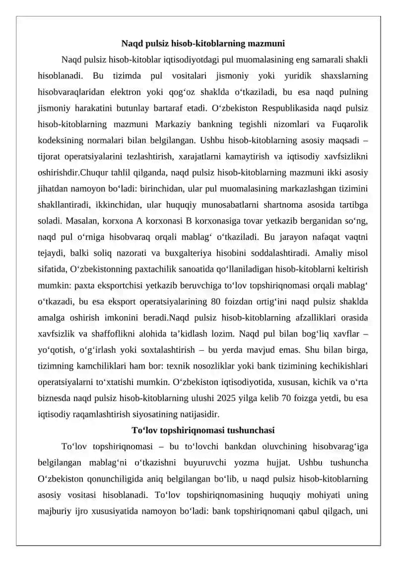 To'lov topshiriqnomalari bilan hisob-kitob qilish 4