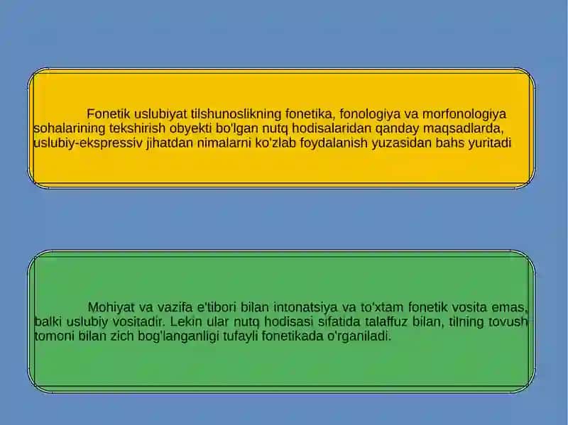 Fonetik uslubiyat 4