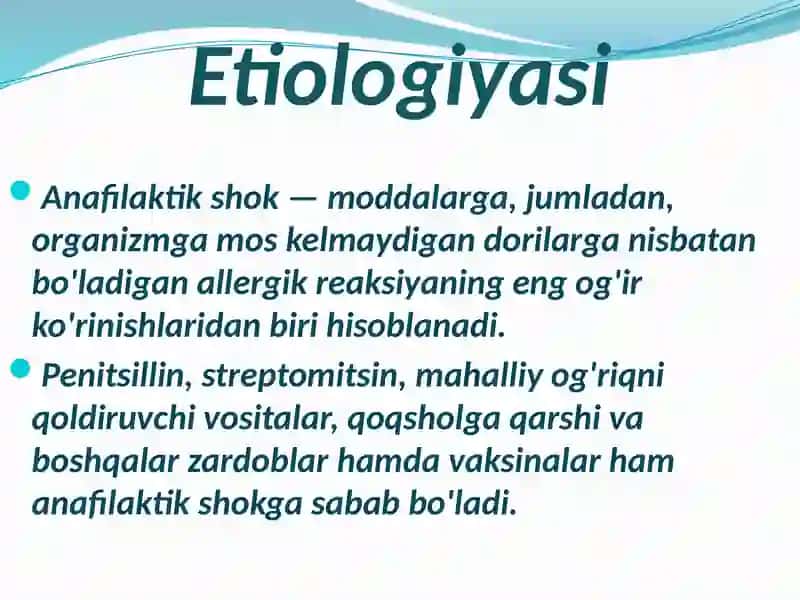 Anafilaktikshok 4