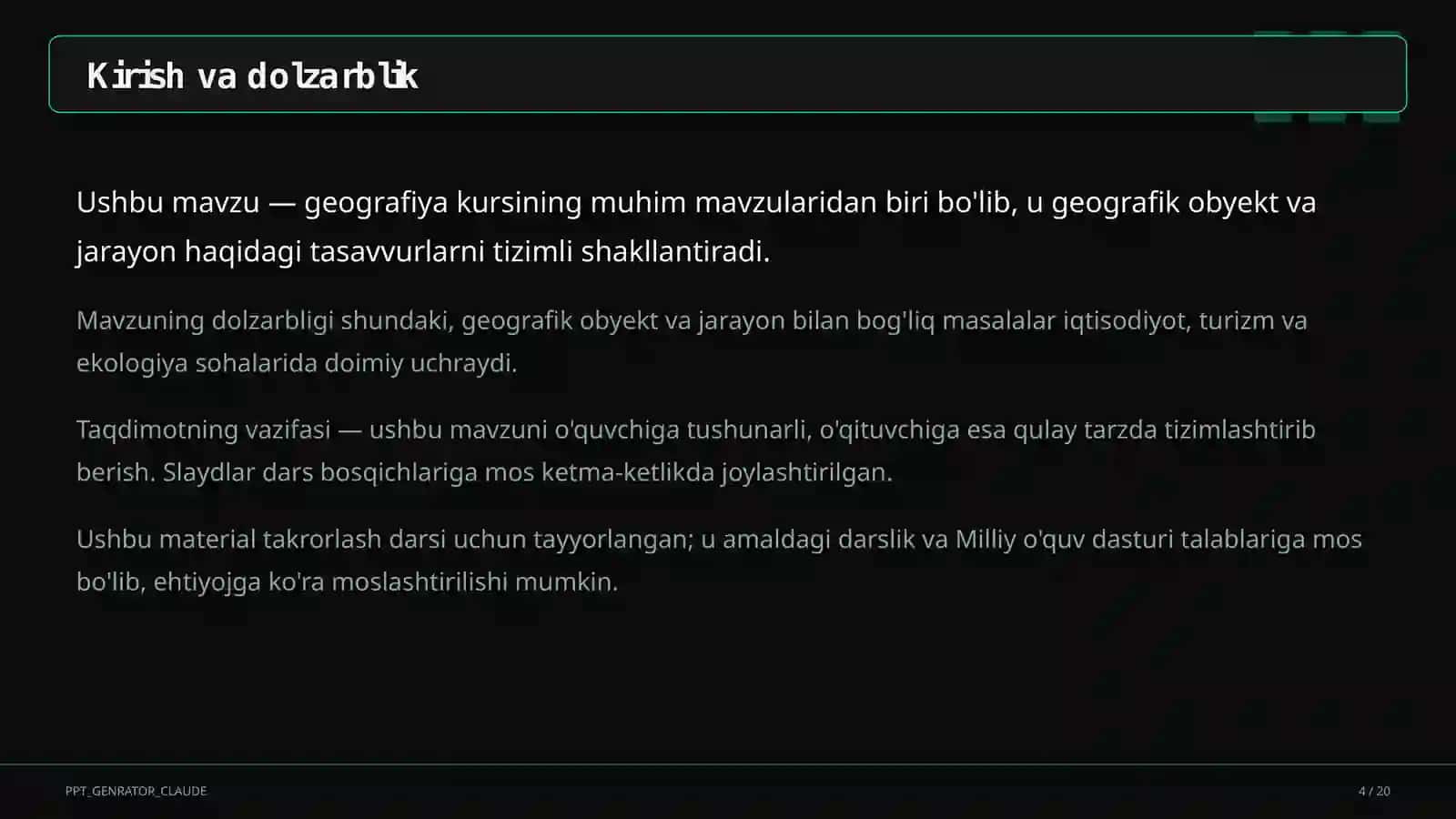 O'zbekistonning ichki suvlari: Amudaryo va Sirdaryo (8-sinf) 4