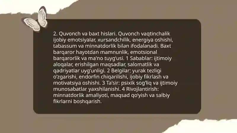 Hissiy emotsional holatning ta'rifi va turlari 4