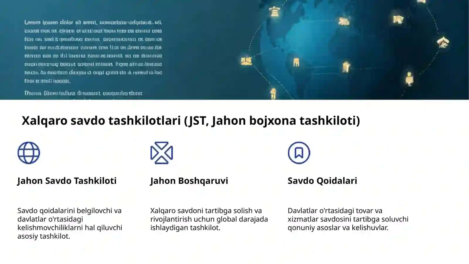Xalqaro Hamkorlik va Tashkilotlar 4
