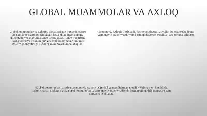 Zamonaviy Axloqiy Tarbiyada Kosmopolitizmga Moyillik 4