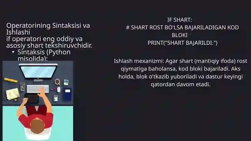 SHART OPERATORLARI 4