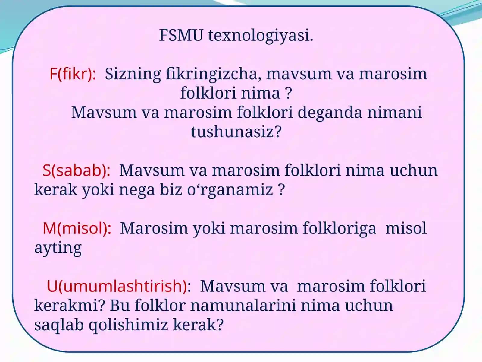 O‘ZBEK FOLKLORI 4