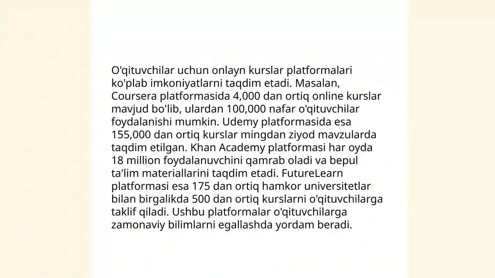 O'qituvchilarga matematik bilimlarni mustahkamlash 4
