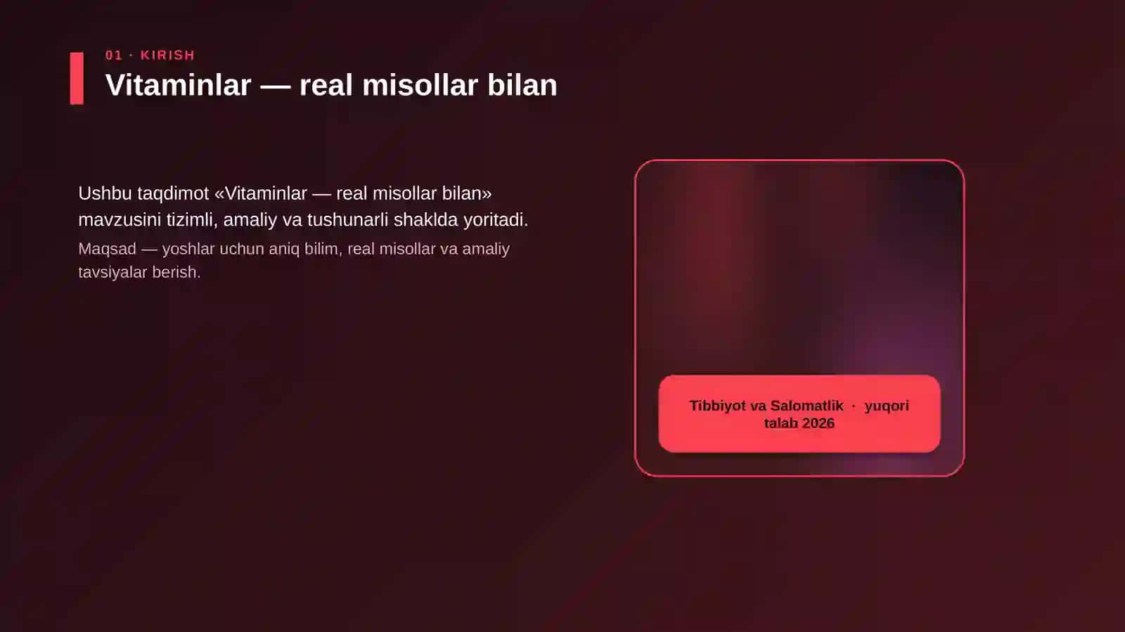 Vitaminlar — real misollar bilan 4