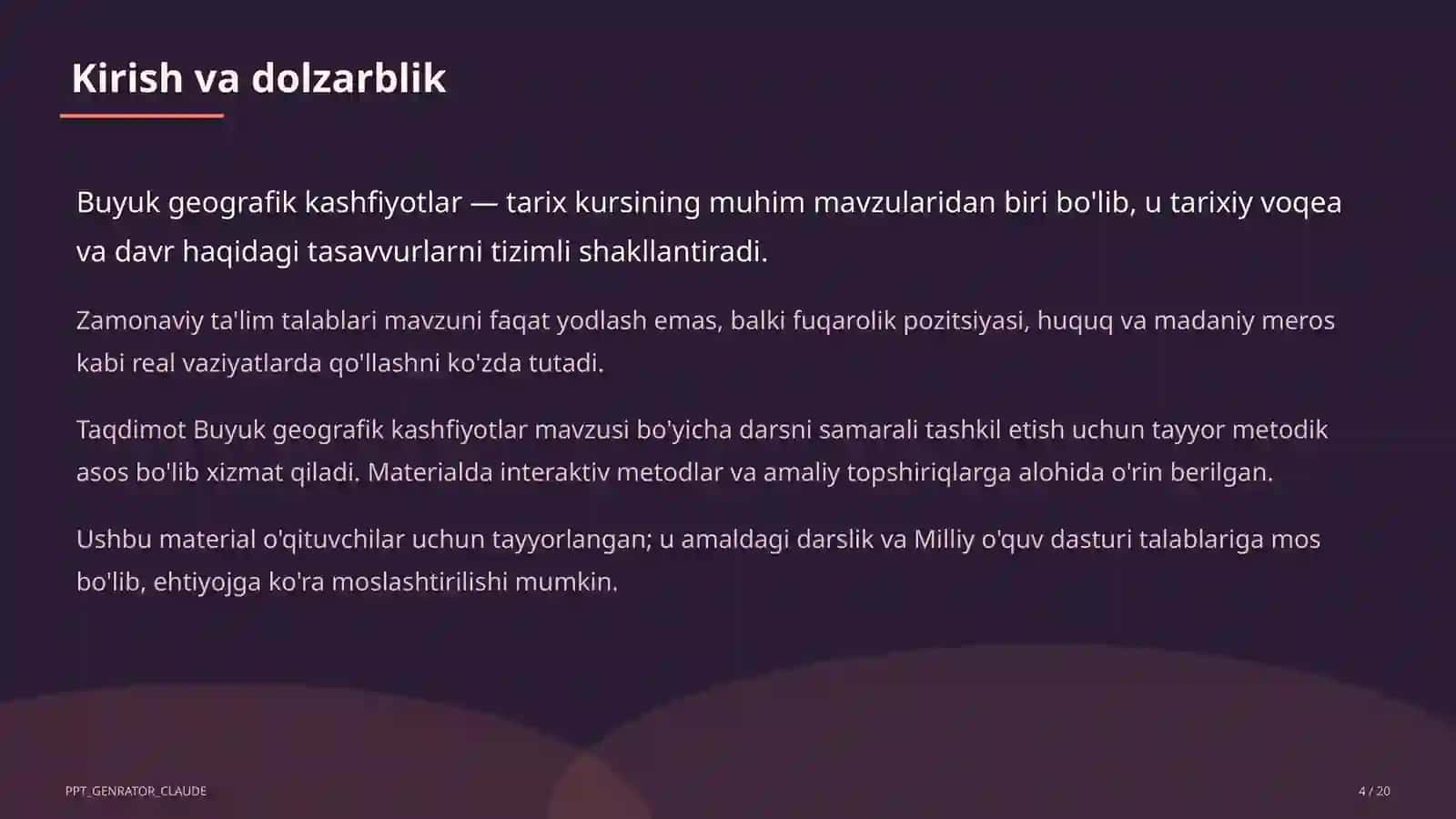 Buyuk geografik kashfiyotlar (8-sinf) 4