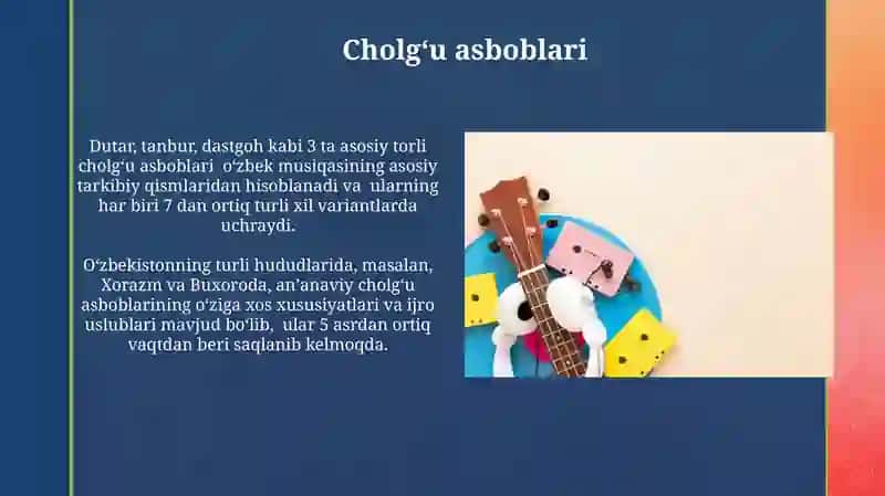 6-sinf musiqa fanidan mavzularni yoritish 4