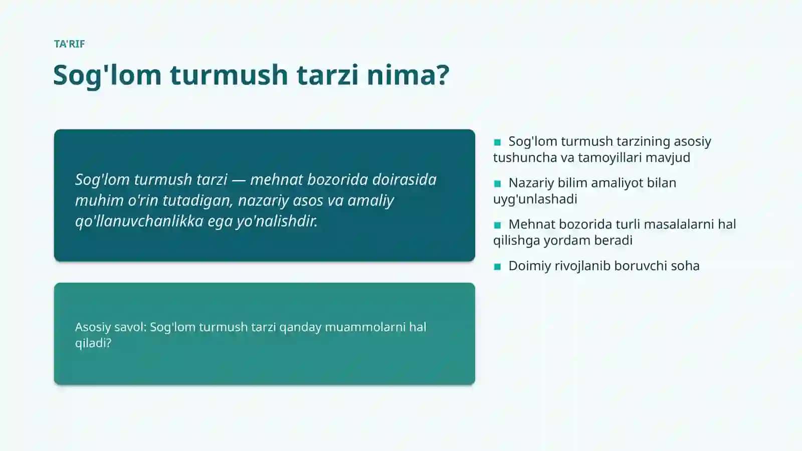 Sog'lom turmush tarzi 4