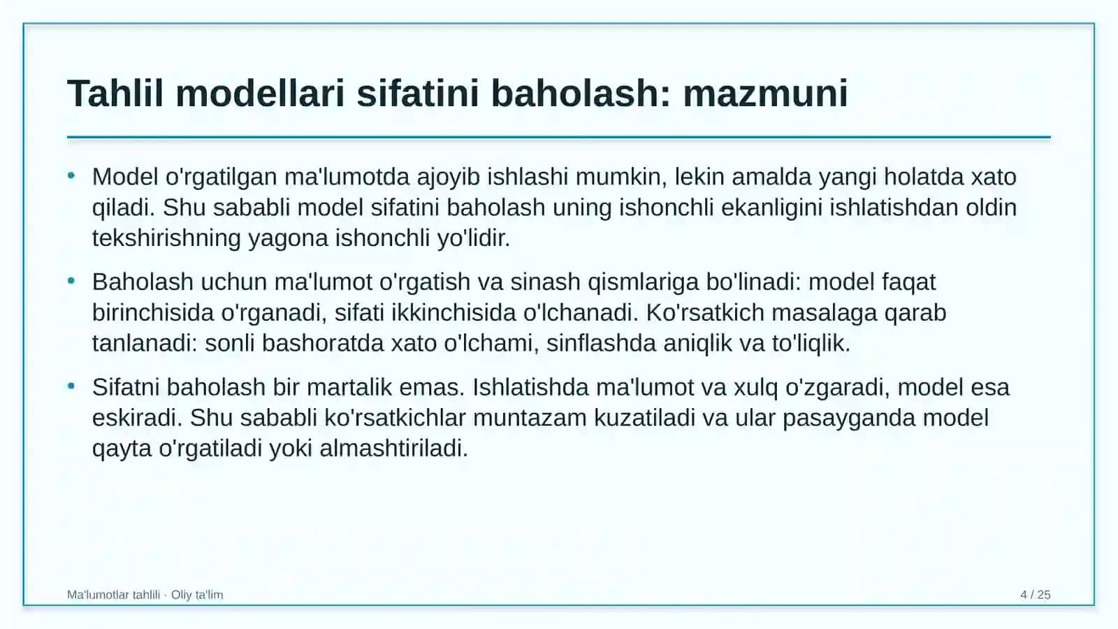 transformator zavodlarida tahlil modellari sifatini baholash 6464 4