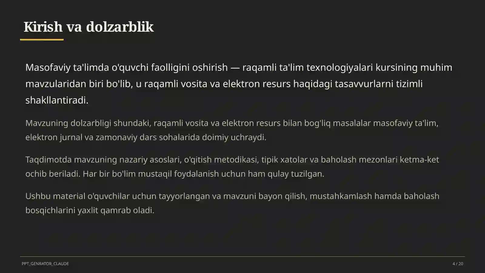 Raqamli ta'lim texnologiyalari 4