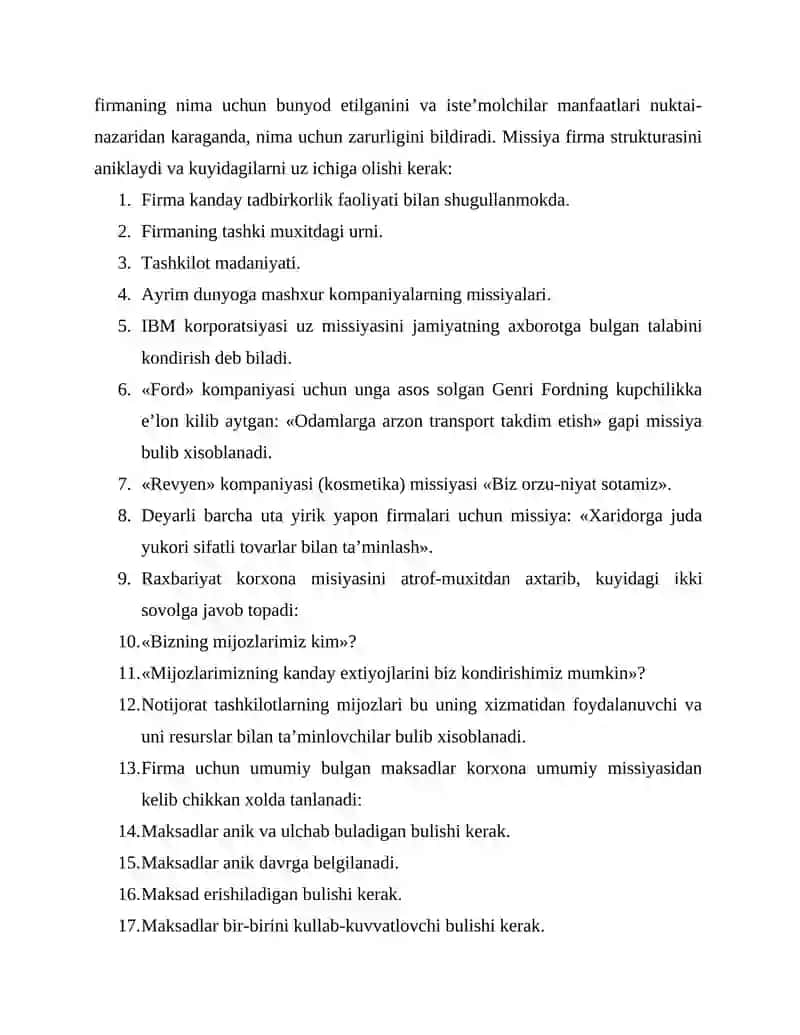 Strategik rejalashtirishda boshqaruv hisobining ahamiyati 4