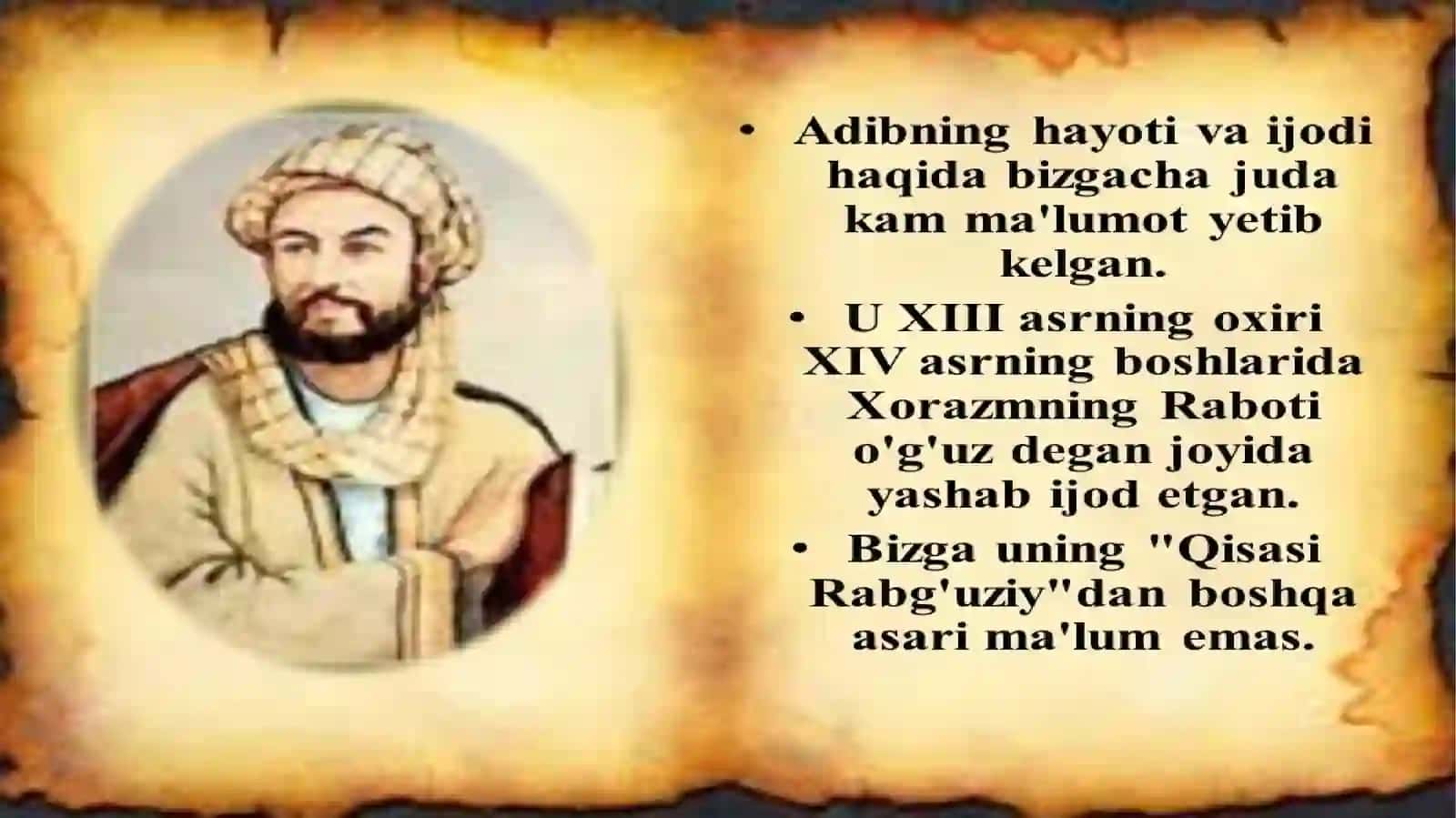 Rabg'uziy va Pahlavon Mahmud ijodi 4