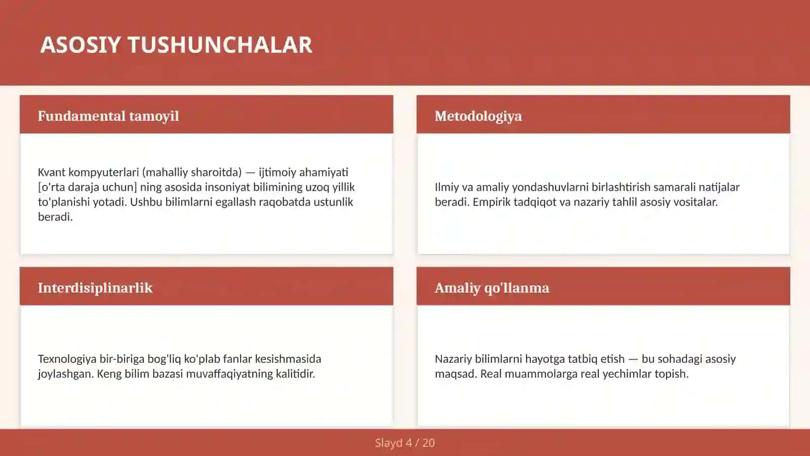 Kvant kompyuterlari (mahalliy sharoitda) — ijtimoiy ahamiyati [o'rta daraja uchun] 4